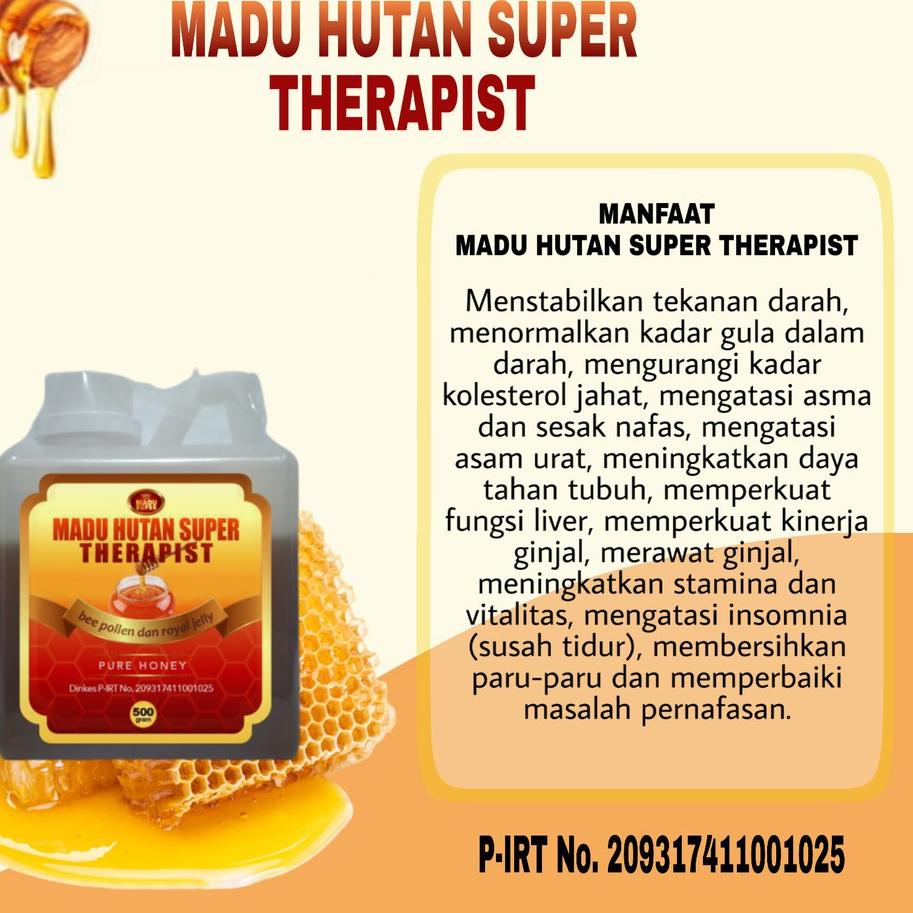 

Terbaik MADU HUTAN SUPER THERAPIST BEE POLLEN DAN ROYAL JELLY 500gr murah