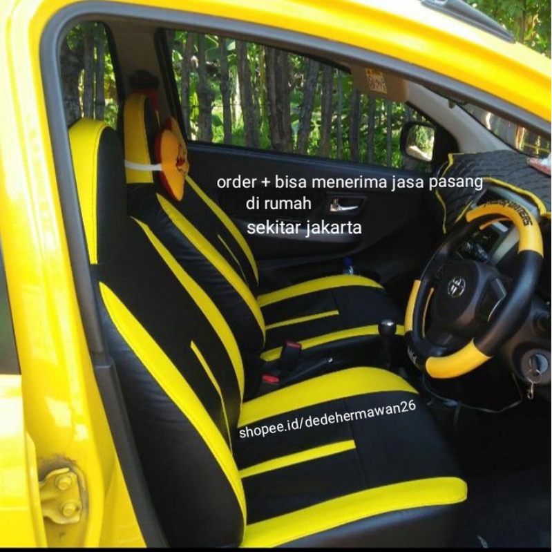 SARUNG JOK MOBIL 3 BARIS CALYA