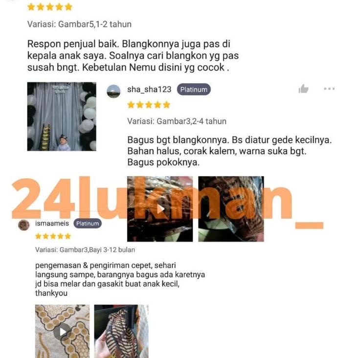 Booming Blangkon anak bayi balita cowok lucu dan kekinian produksi sendiri pekalongan