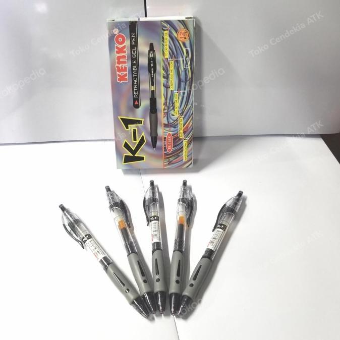 

*:*:*:*:*] Pulpen KENKO K1 gel hitam 0.5