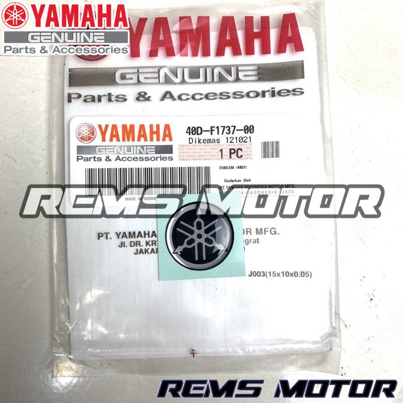 EMBLEM LOGO YAMAHA COVER STANG NMAX OLD NEW LEXI ORIGINAL YAMAHA LOGO ORI YGP
