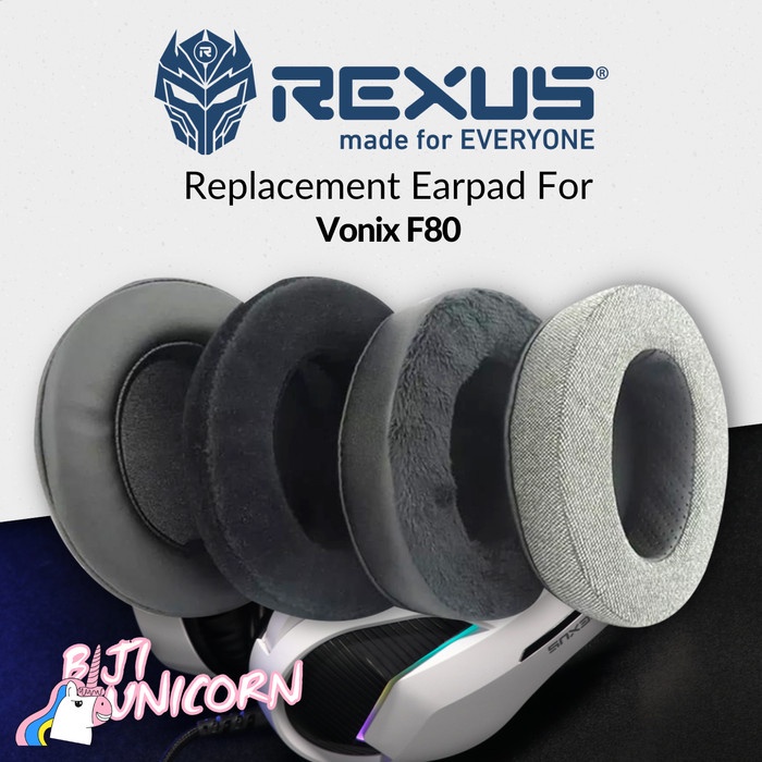 Earpad Earcup Ear Cushion Rexus Vonix F80 F 80 F-80 Pad Busa Foam