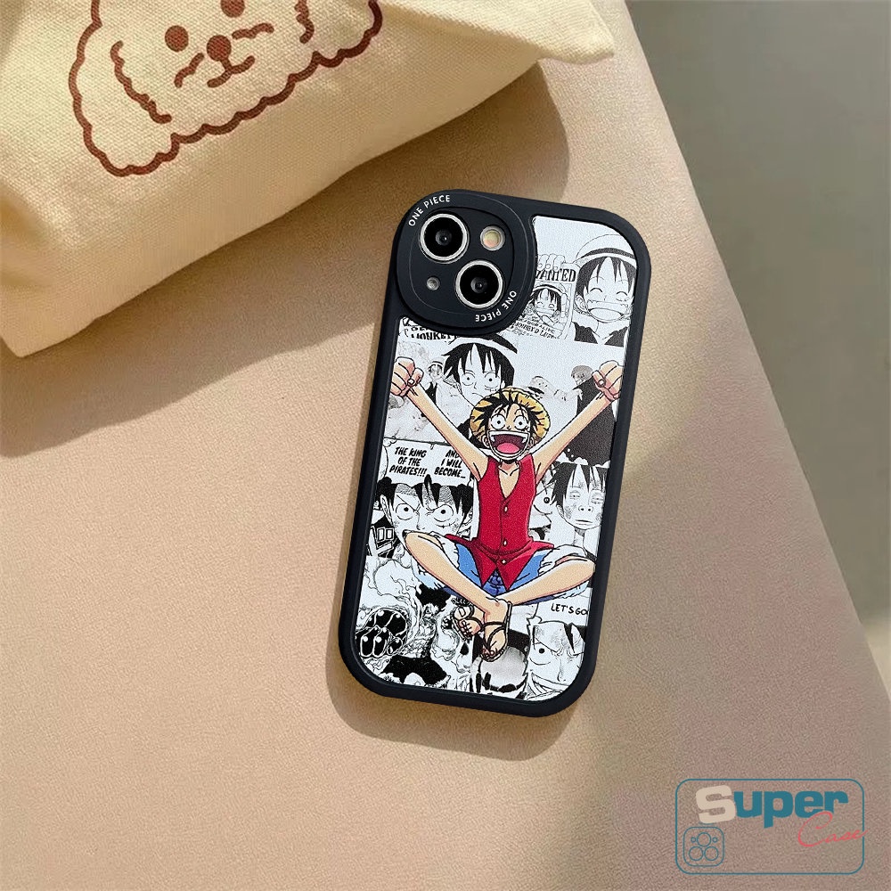 Case POCO F4 X3 NFC M3 Redmi 9A 12C A1 10 9T 9 10C 9C 10A Redmi Note10 10s 11s 8 9 9Pro 9s 10 8 11 Pro Plus Mi 12 11 Lite 11T Kartun Anime Luffy Sauron One Sarung TPU Lembut Piece