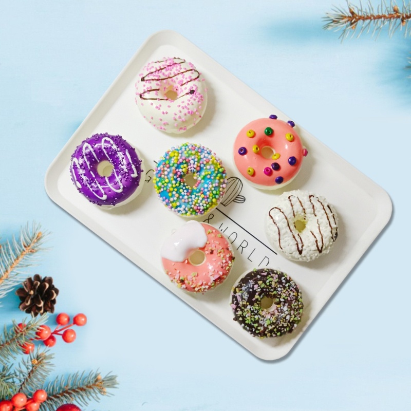 Mary Realistis Artificial Toy Donut Aneka Donat Imitasi Mainan Kue Desserts Decor