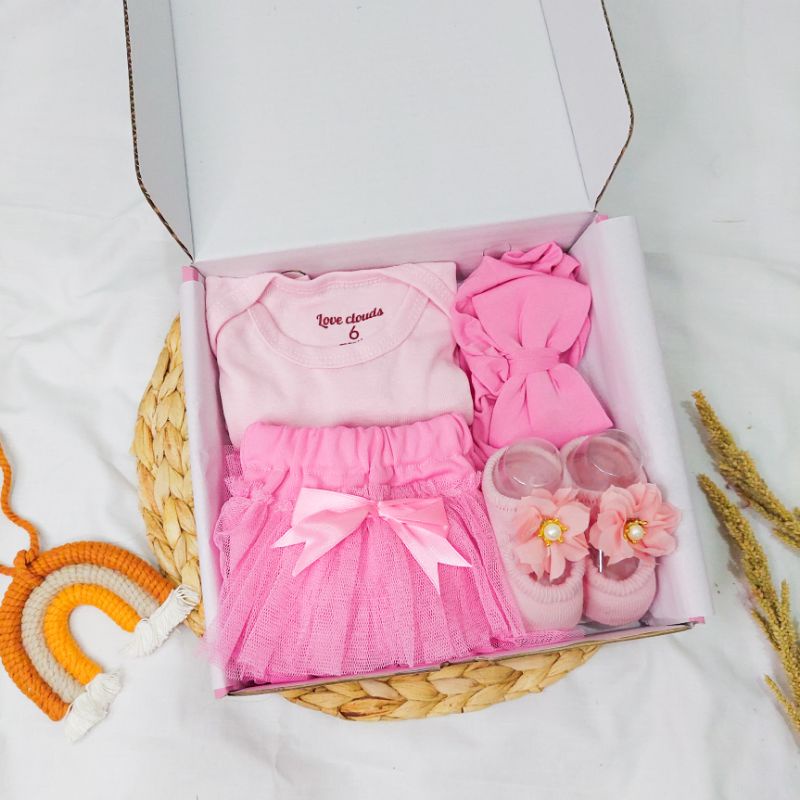 Hampers Bayi / Kado Bayi / hampers bayi perempuan / hampers bayi laki laki / Hampers Baby-Fantastic Pink