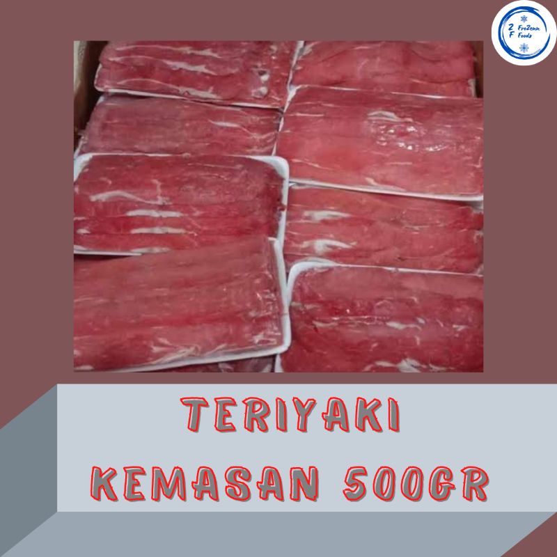 

DAGING TERIYAKI PREMIUM BEEF SLICE TERIYAKI 500gr HALAL