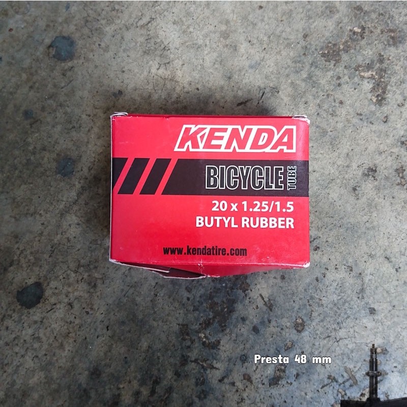 Ban Dalam Kenda 20 x 1.25/1.5 FV48 Sepeda Mini Lipat Pentil Presta