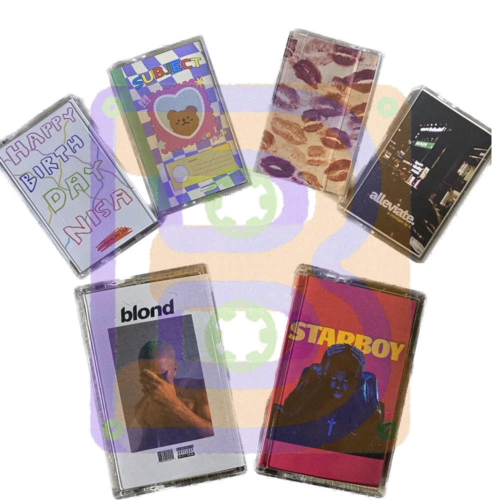 Kaset Pita Custom Mixtape (C60 C90 Cover Sticker Termurah)