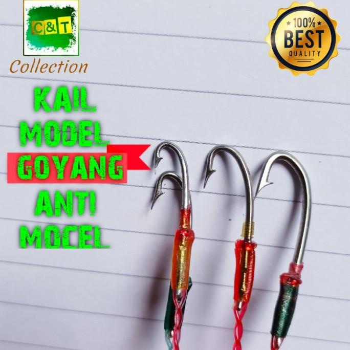 Kail Pancing Urek Belut Pancing Belut Kail Model Goyang Satu Set