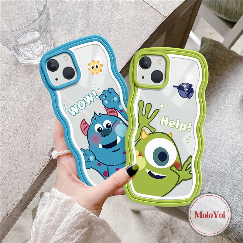Soft Case TPU Motif Monster University Untuk IPhone 11 12 13 Pro MAX 7 8 Plus XR 6 6s Plus 14 Plus 14 Pro MAX X XS MAX SE 2020