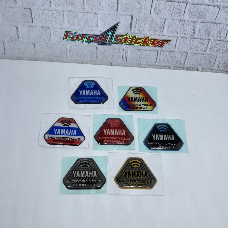 Sticker Yamaha Motorcycle Connect Stiker Yamaha Nmax dan Aerox TIMBUL