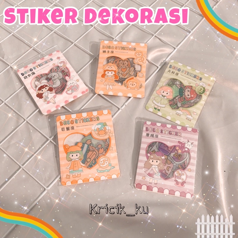 

Stiker Dekorasi jurnal || Stiker tempet dekorasi || isi 40 pcs stiker tempel