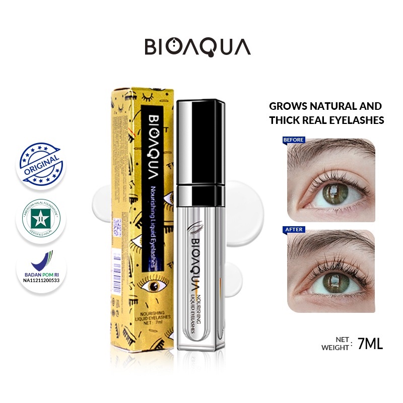 BIOAQUA Nourishing Liquid Eyelashes Serum 7ml serum alis dan bulu mata / serum bulu mata