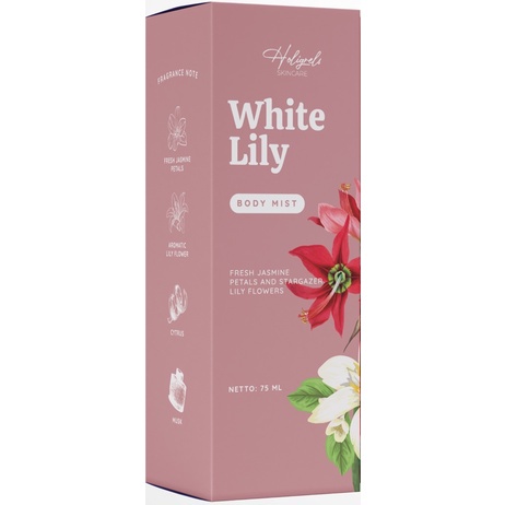 Bodymist Holigrels White Lily / Holigrels Parfume White Lily