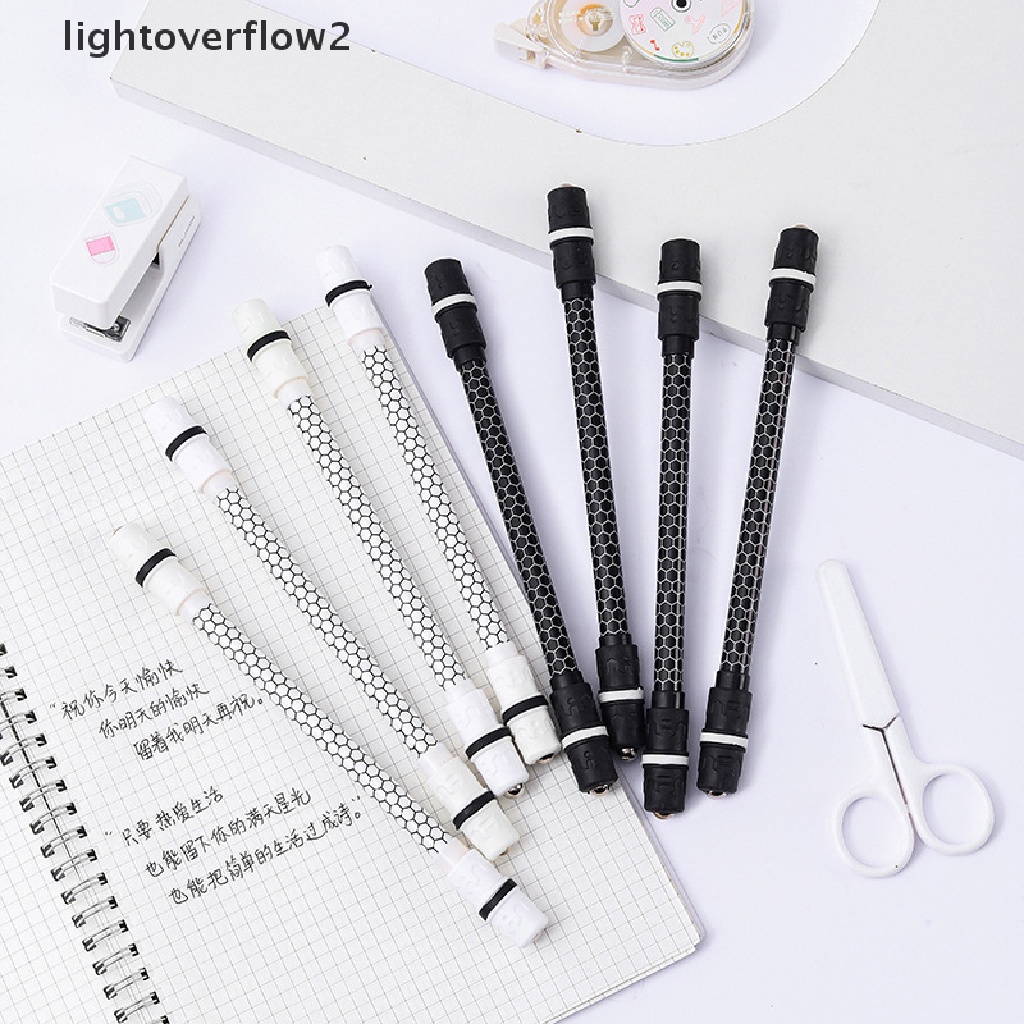 (lightoverflow2) 1pc Pen Gel Gaming Model Putar Untuk Hadiah / Stationery Pelajar