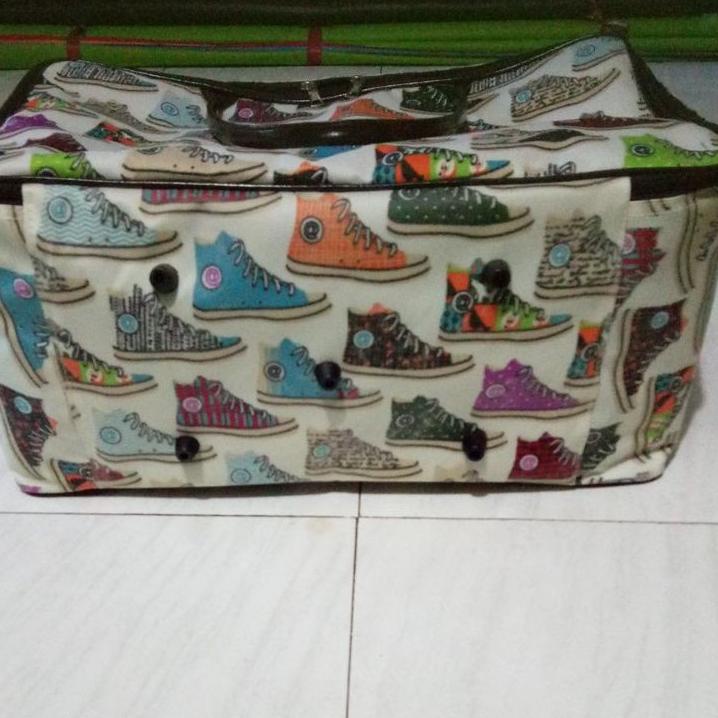 Trendy Travel Bag Jumbo  Tas Jinjing | Tas Piknik | Koper | Tas Pakaian | Tas Travel Ukuran 50cm 1kg