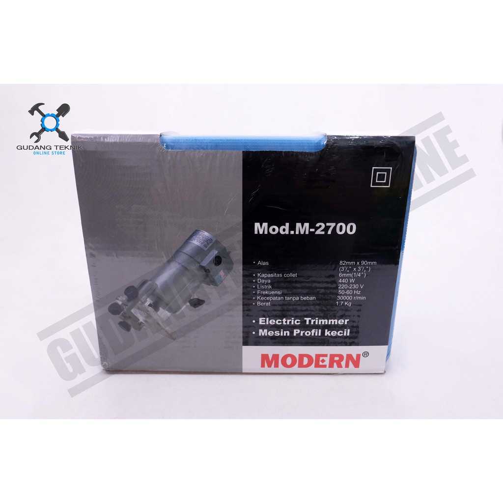 Mesin Profil Kecil Kayu Listrik 400 Watt 350 Watt 6mm M2700 SH134 MODERN X MAILTANK / Mesin Electric Trimmer 400W 350W 6 mm M 2700 MODERN X SH 134 MAILTANK