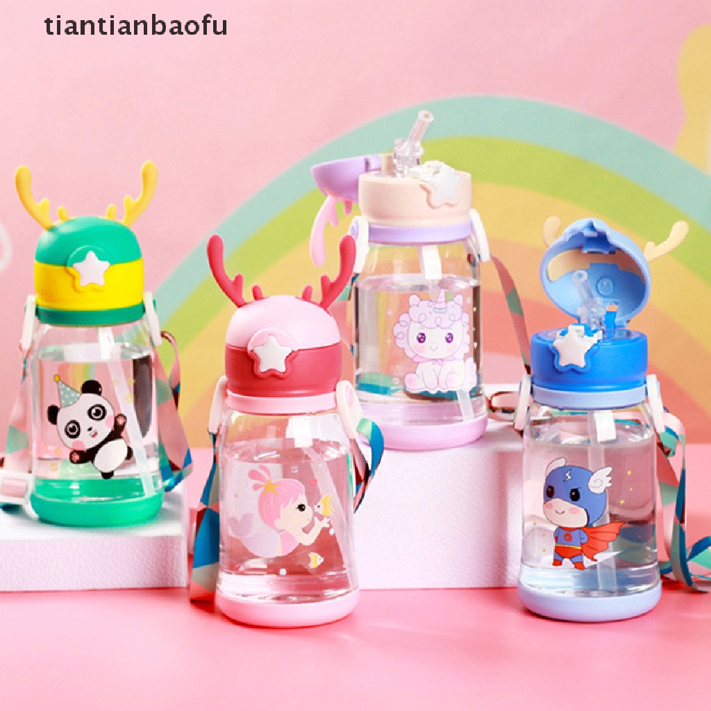 Botol Air Motif Kartun Hewan Ukuran 550ML Untuk Anak