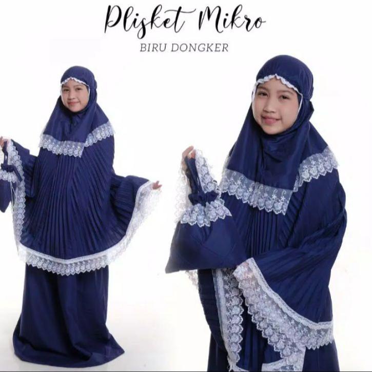 Best Product mukenah plislet anak 6-12 tahun terbaru 2022 / mukena anak perempuan / mukenah anak 10 