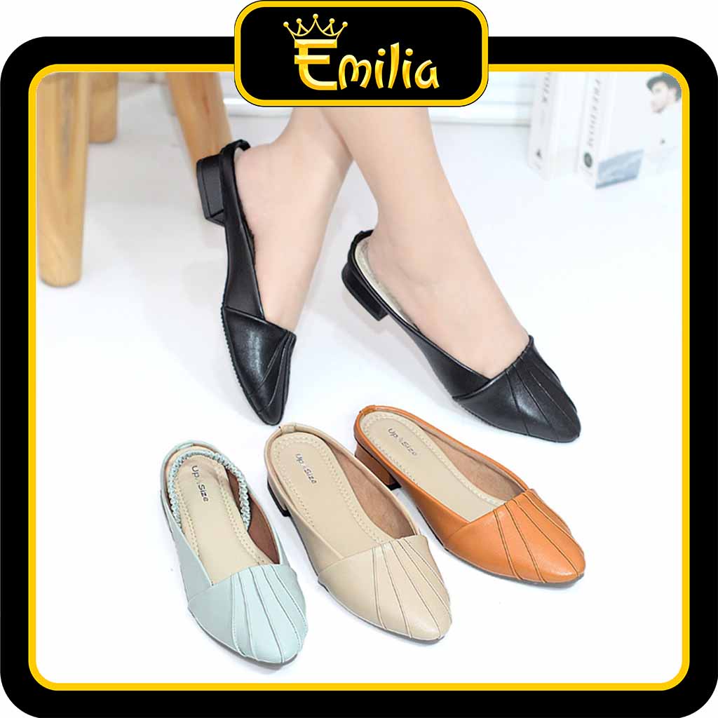 UPSIZE Adami Sepatu Wanita Jumbo Big Size 41 42 43 44 45 Murah Sepatu Wanita Mules Uk Jumbo Terbaru 