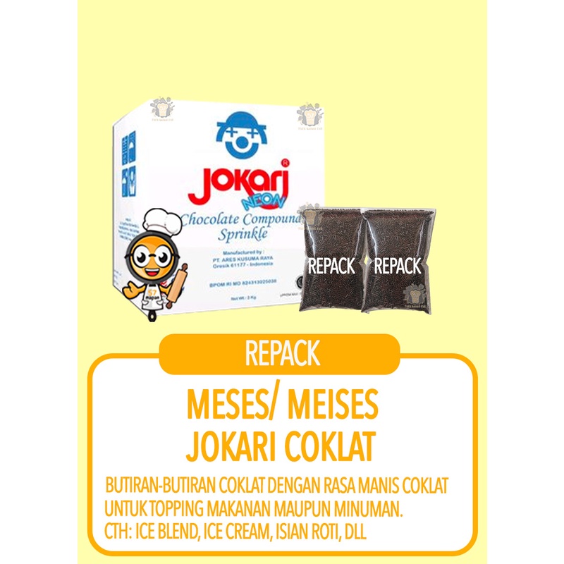 

MESES JOKARI COKLAT REPACK (250GR, 500GR, 1KG)