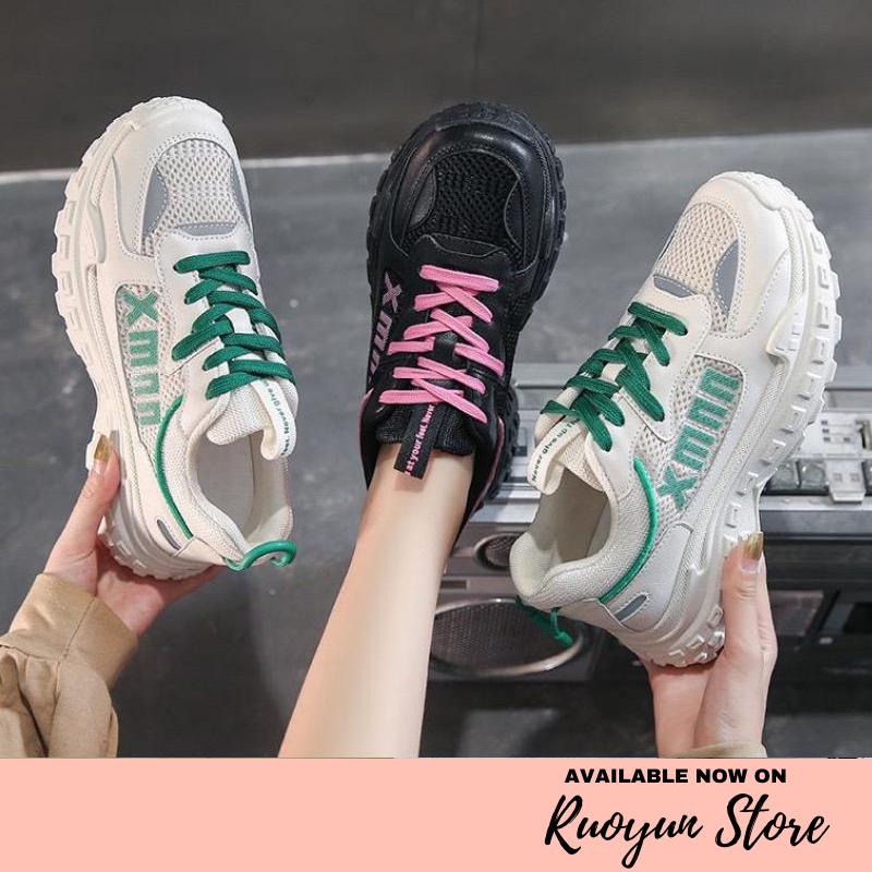 RYX - NMX Nett Sepatu Sneakers Tali Wanita Fashion Olahraga / Casual - Ori Import