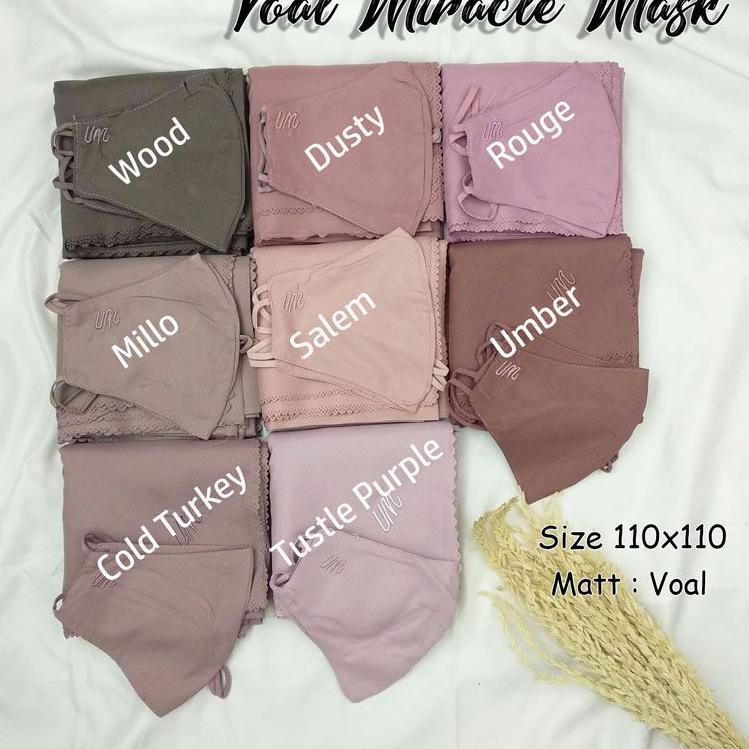 Jilbab Hijab Segiempat Voal Miracle Mask By Umama ◦ MDA.18Oc22н