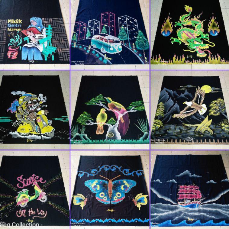 Sarung Lukis Sarung Batik Pria Sarung Batik Lukis "YSN.18Oc22ᴼ"