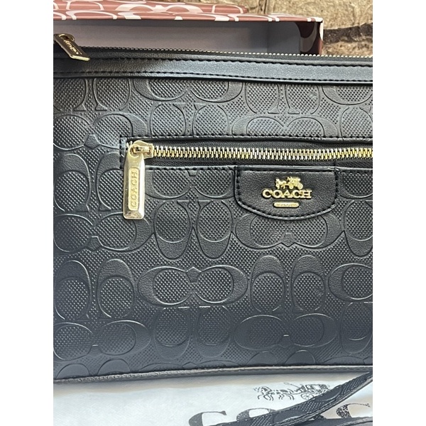 Clutch Coach Pria/Wanita Handbag Multifungsi Tas Tangan Import Free Box