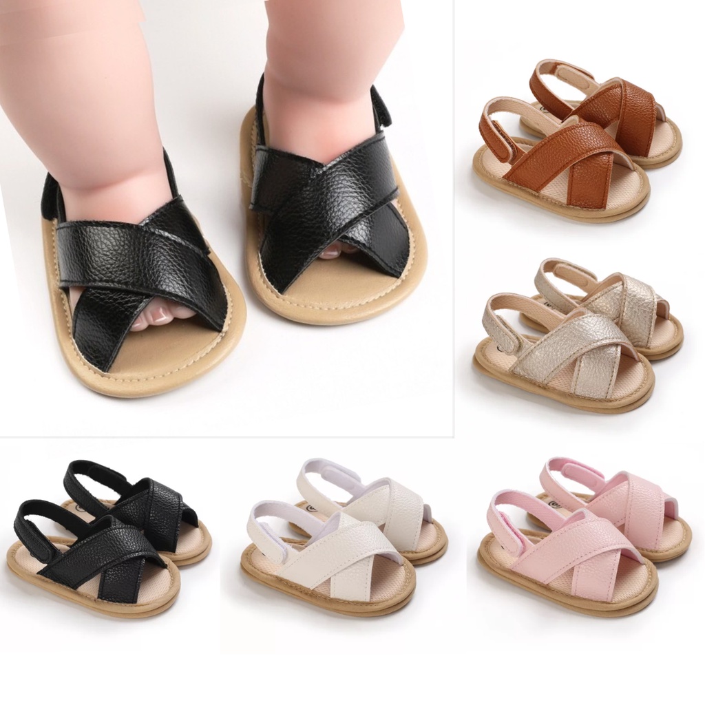 Sandal Bayi Silang Laki Laki Perempuan Umur 1 6 12 14 Bulan 1 Tahun Prewalker Sepatu Sandal Bayi Laki Laki Perempuan Terbaru