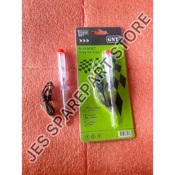 TESPEN DC 6-24V TEST PEN KABEL TESPEN AKI  VOLTAGE MOBIL MOTOR