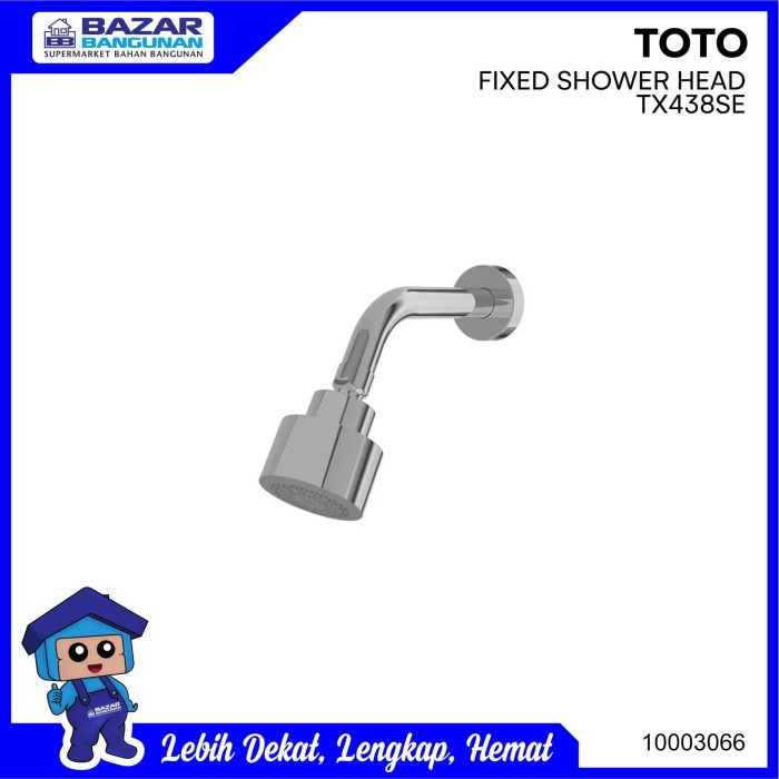 WALL MOUNTED FIXED HEAD / KEPALA SHOWER TANAM TOTO TX 438 SE / TX438SE