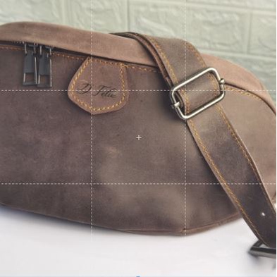 Tas selempang Waistbag pria bahan Crazy house