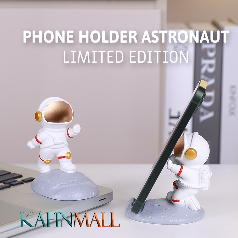 Astronot HP Bracket Kamar Tidur Dekorasi Desktop Kecil Praktis Hadiah Bracket Ponsel