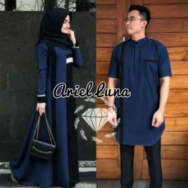 SARIMBIT LEBARAN (2021) HAFIZ&HAFIZAH FAMILY GAMIS PLUS KHIMAR- BAJU COUPLE MUSLIM [PBG.18Oc22p]