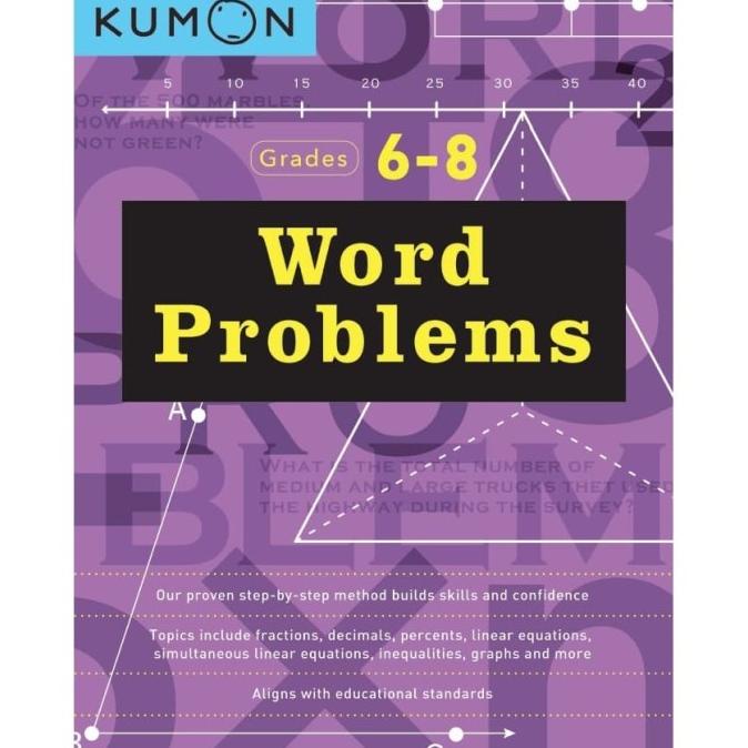 

Promo Buku Anak - Kumon - Word Problems (Grades 6-8)