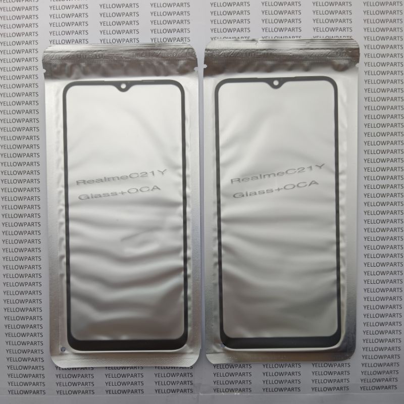 KACA GLASS LCD PLUS LEM OCA REALME C21Y C25Y ORIGINAL