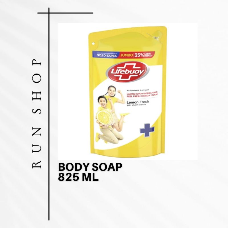 LIFEBUOY LEMON FRESH SABUN CAIR 825 ML