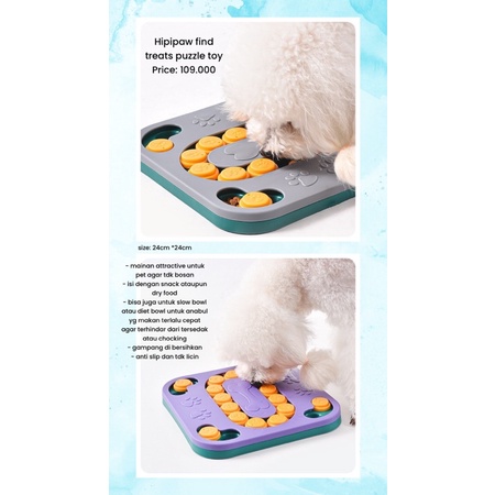 Hipipaw find treats puzzle toy