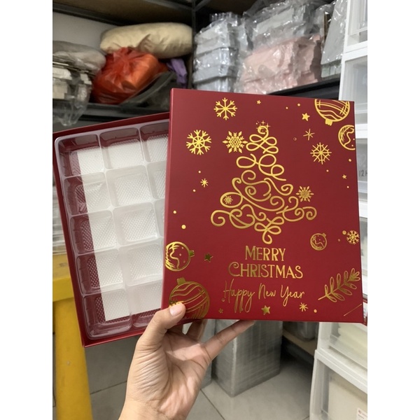 Tipe 1 Christmas Edition Packaging Box / Tempat Penyimpanan Kue / Kotak Nastar / Box Nastar Putri Sa