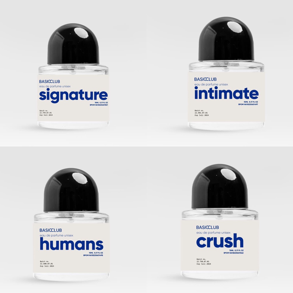 Parfum Unisex Parfum Basicclub Parfum Wewangian Cewek Cowok Geamoore Signuture Intimate Humans Crush