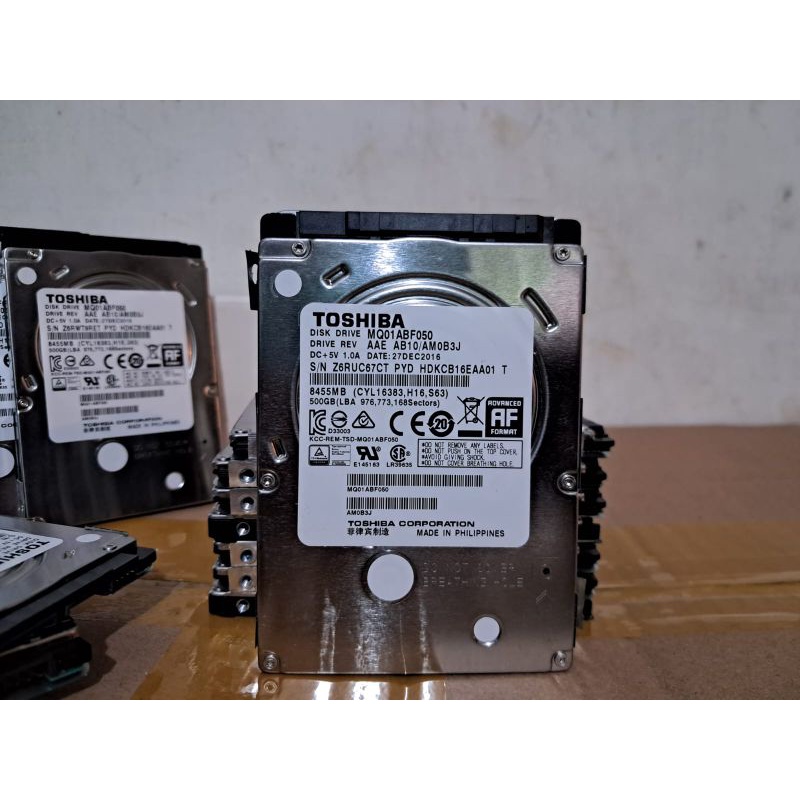 Hardisk Laptop 500GB SATA SLIM LIKE NEW BERGARANSI