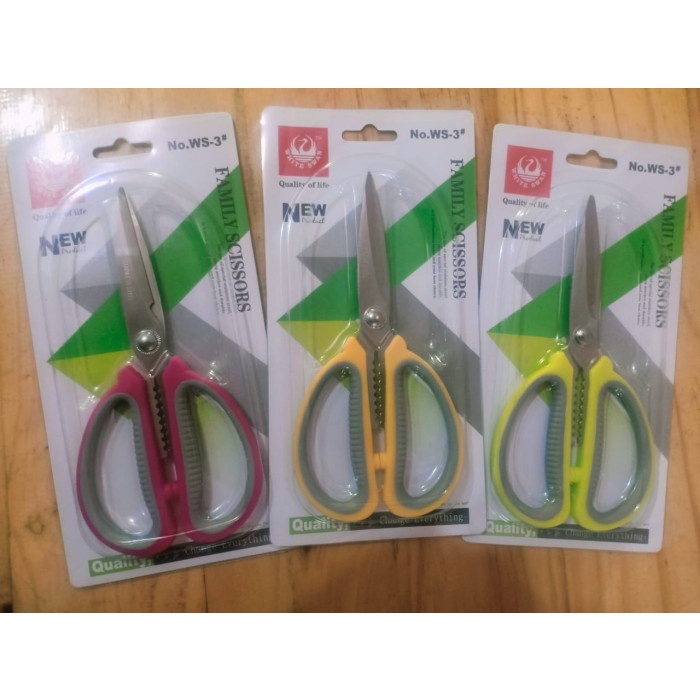 

Hemat Gunting Serbaguna Family Scissors Tajam Dan Tahan Lama 19Cm Diskon