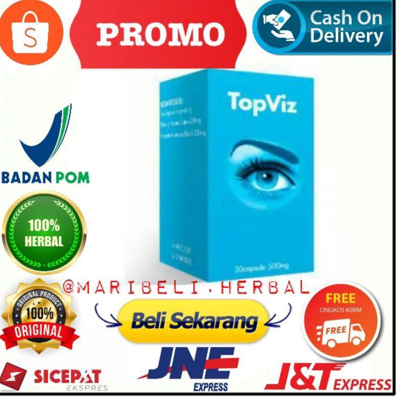 {SKW.18Oc22в} TopViz Asli Obat Mata Herbal- Top Viz Original Kesehatan Mata Minus-Rabun-Katarak