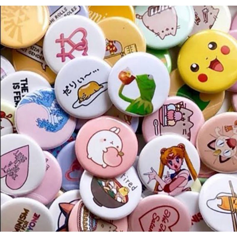 PIN TAS / PIN TOTEBAG AESTHETIC PIN BUTTON