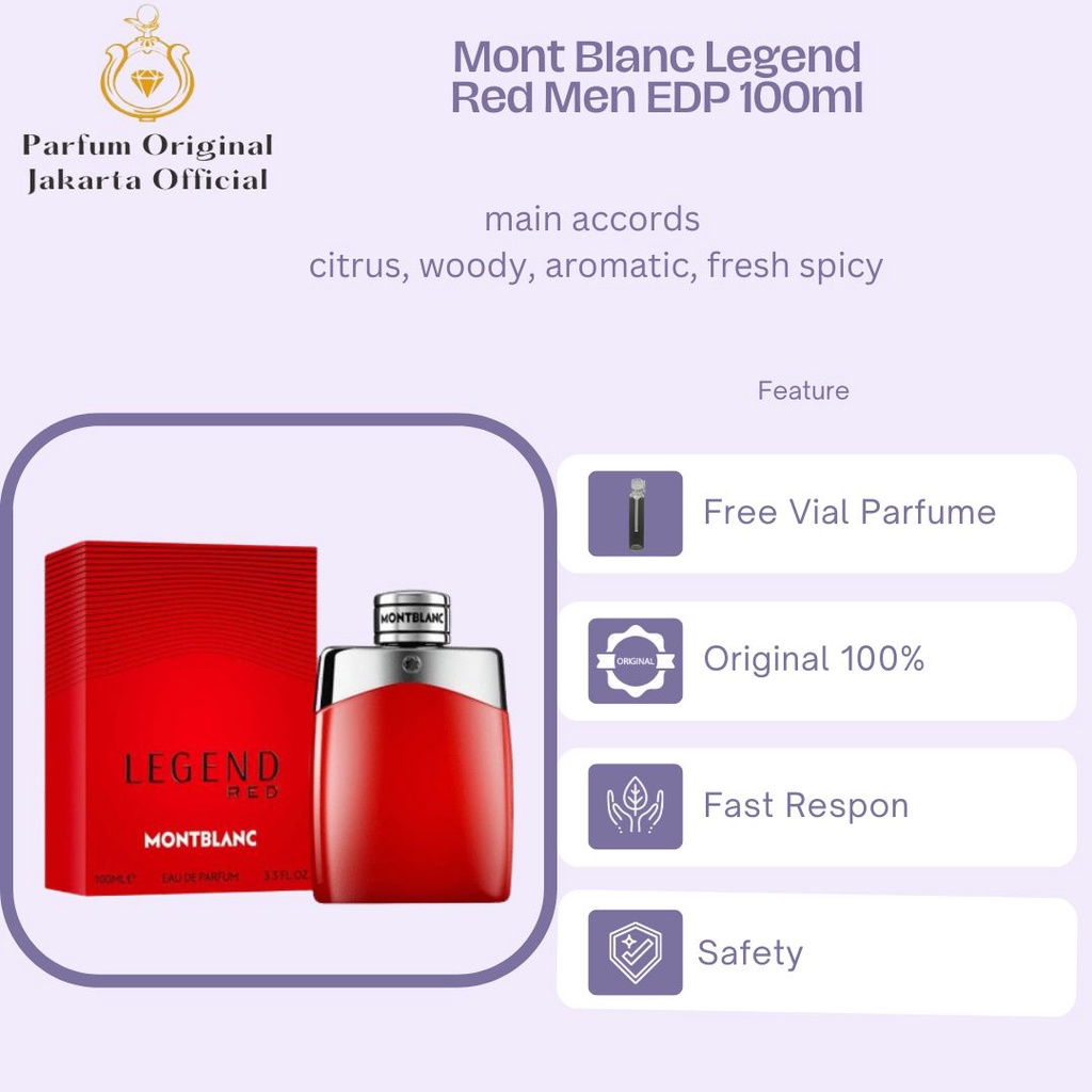 Parfum Parfume Perfume Asli Perawatan Kecantikan Original Import Branded Pria Laki Laki Cowok Montbl