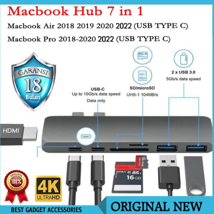 MENO MACHUB 7 USB Type C Hub to HDMI Adapter Macbook pro USB M1 2021 always ready