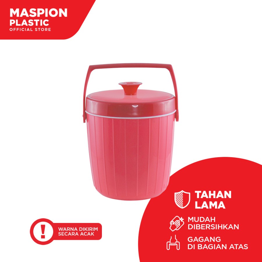 Rice Bucket Maspion 8L - Termos Simpan Nasi Hangat - Termos Nasi Uduk Jualan