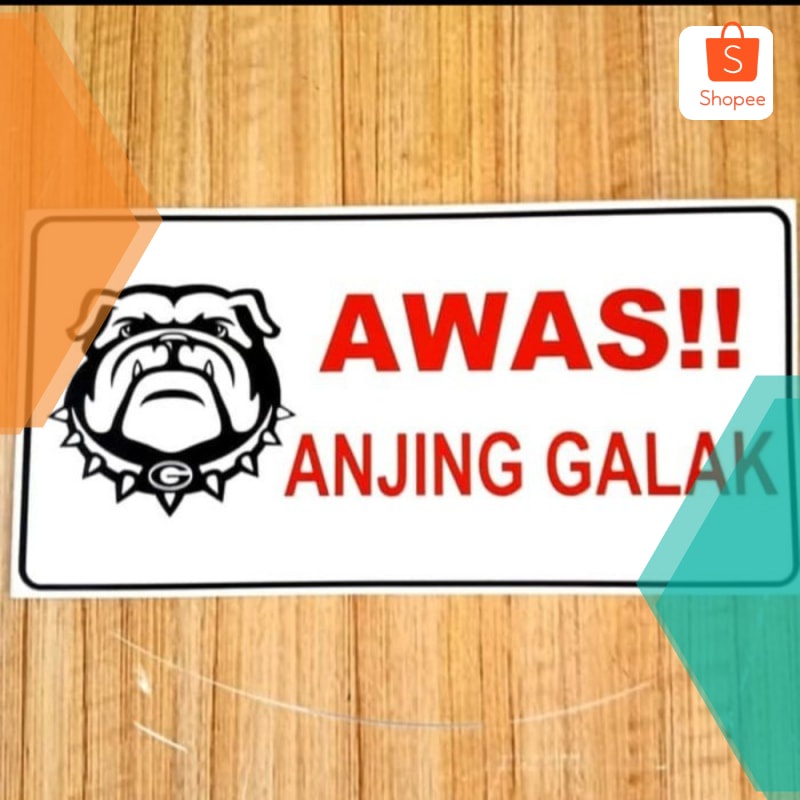 

Terlaris Stiker Awas Anjing Galak 10x20 Elegan