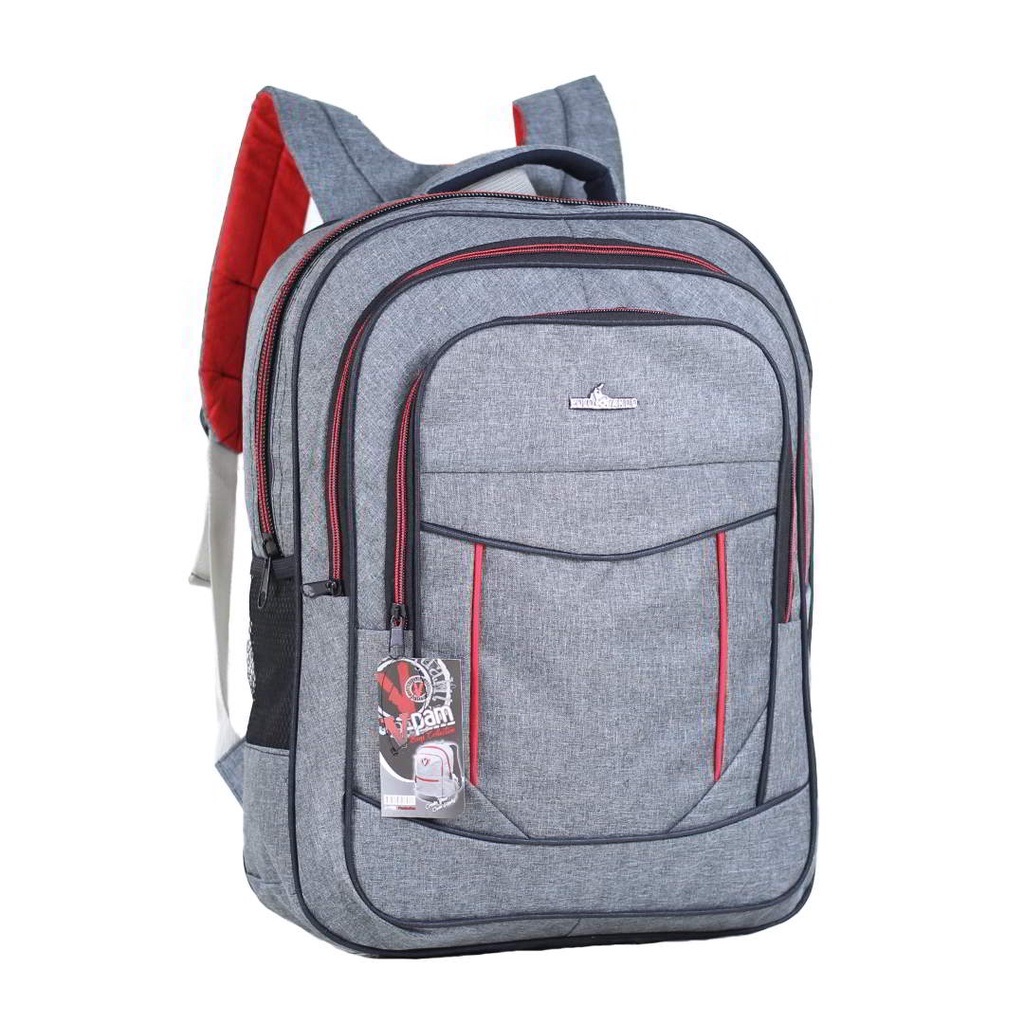 Tas Gendong Polo Ardo Denim Backpack Cowok SMP SMA Keren Bahan Tebal Berkualitas Awet